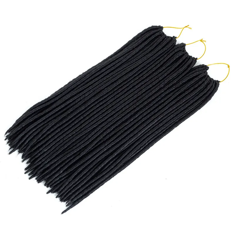 Бесплатный образец популярный цвет Африканский волчок аксессуары маленькие натуральные 36 дюймов мягкие замки удлинители страшные