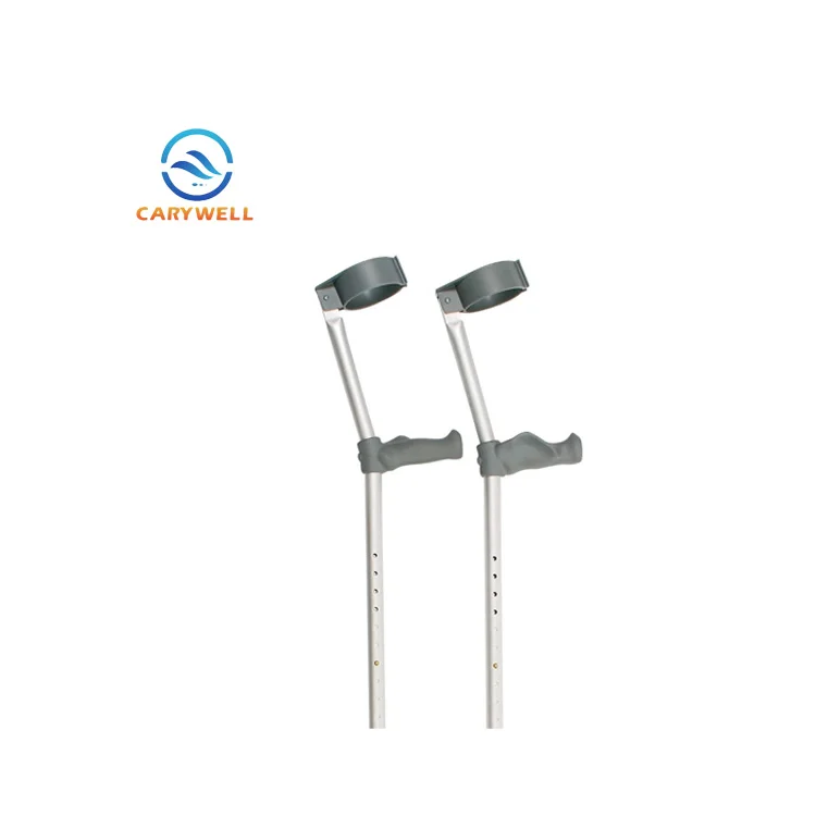 Aluminum Disabled Walking Crutches Leg Support Ergonomic Crutches
