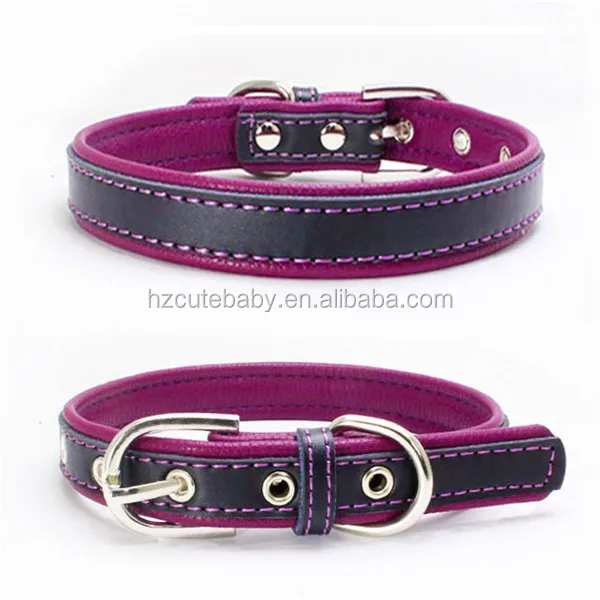 genuine leather dog collars leashes