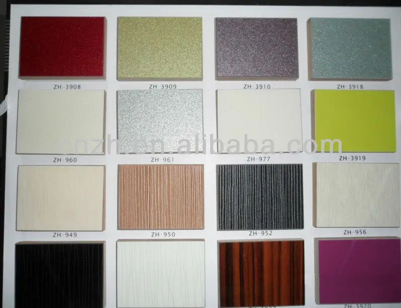 UV high glossy glitter board 1220*2440mm mdf waterproof board for kitchen cabinet and wardrobe door