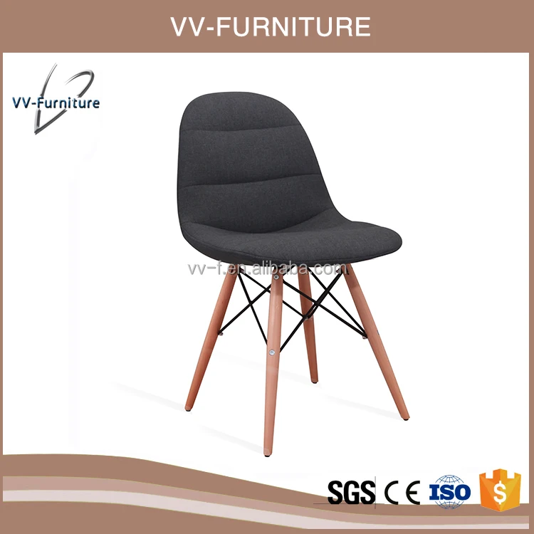 PU and wood simple dining chair  living room chair