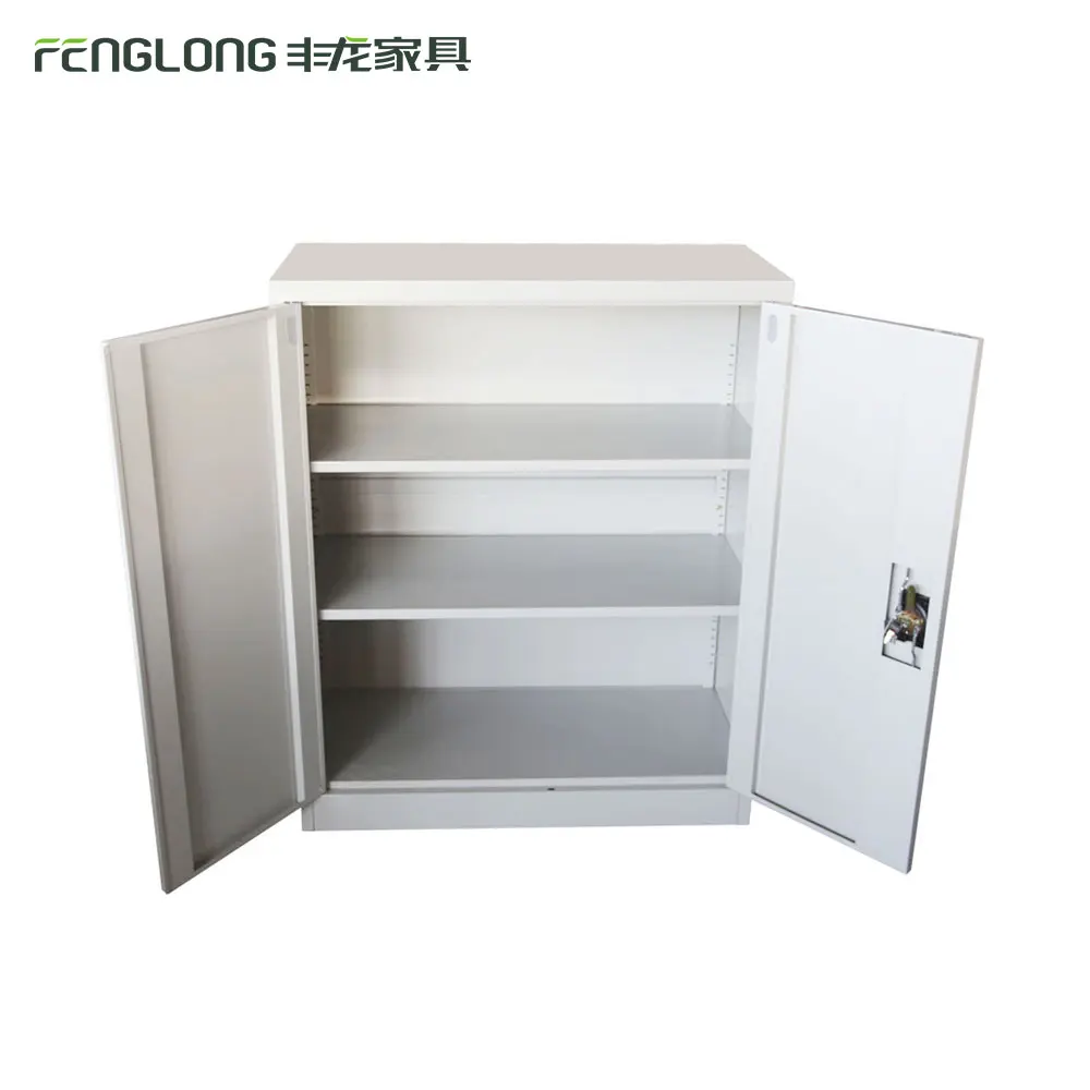 
Office equipment 2 door steel file cabinet used small mini storage book cabinet 