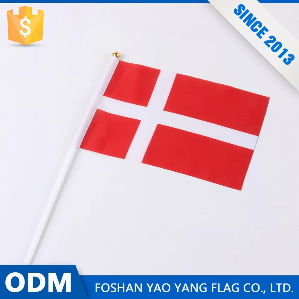 Alibaba Ком Горячий Продавать Рекламные Пользовательских Дания Руку Флаг