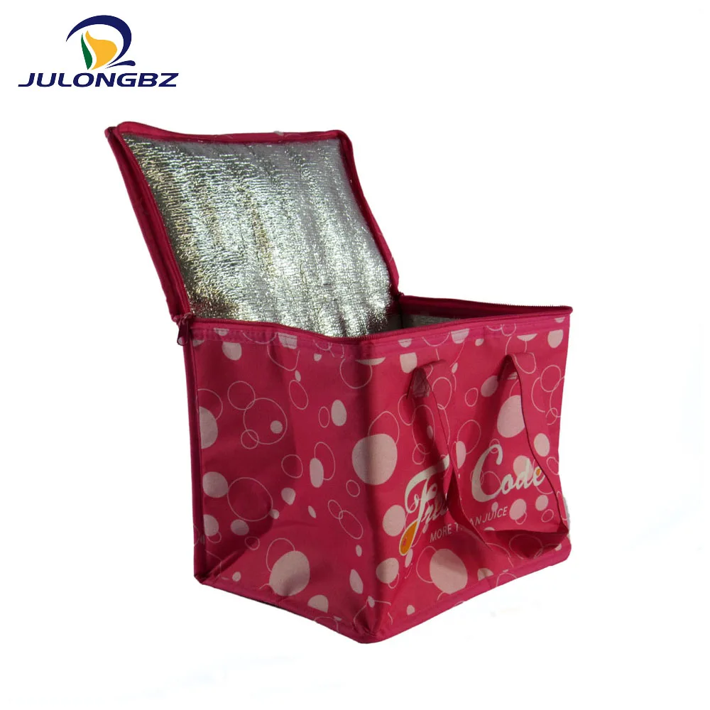 Custom insulated oxford cloth bag, colorful large capacity Oxford lunch bag