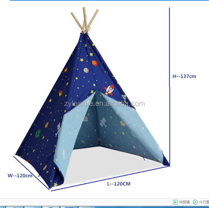 Camping Canopy Tent Kids,Factory price baby tent princess Baby Canopy Beach Play Castle for Bed  Teepee tent outdoor