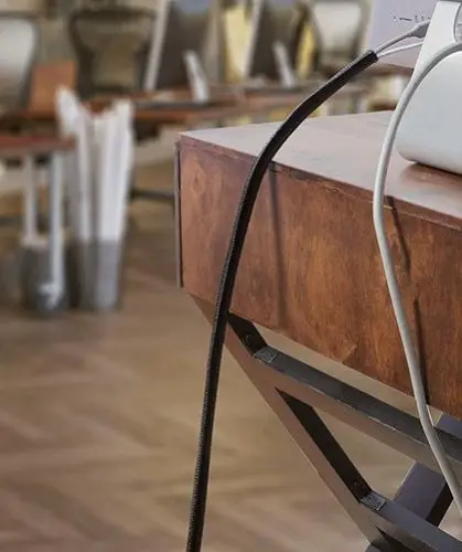 
Durable Cable Wrap Sleeve Wire Cord Hider Cover w/ Hook & Loop Organizer 