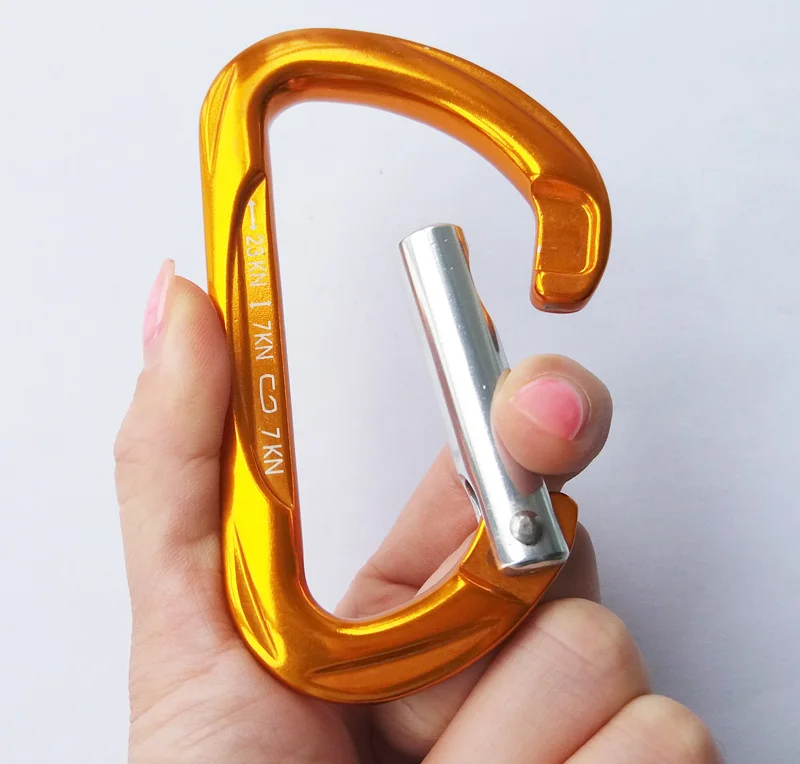 
strong breaking load 7 KN wholesale bulk aluminum carabiner 
