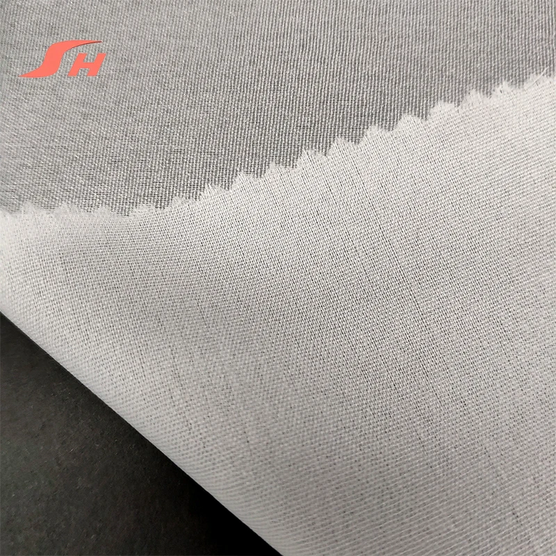 
Factory supply 30gsm double dot garment fusing interlining materials 