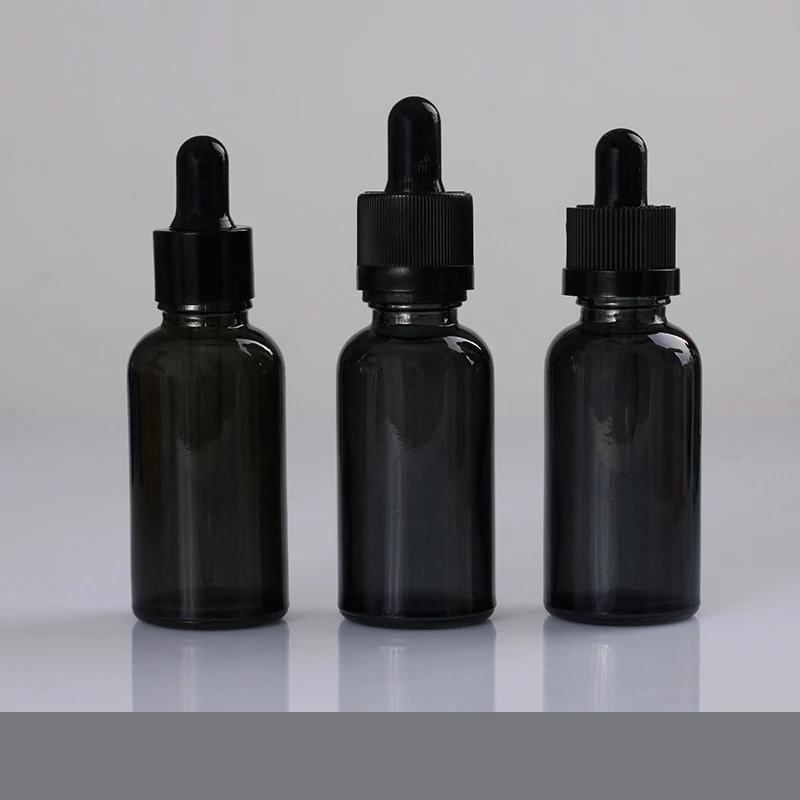 
30ML black dropper e liquid bottles essential oil bottle glass dropper bottle 
