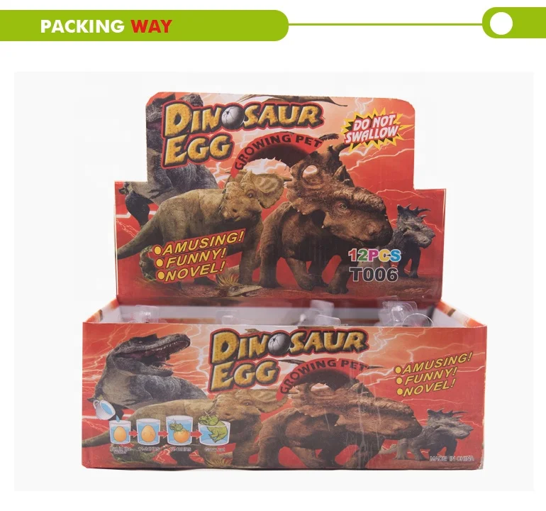 magic water growing dinosaur eggs with dinosaurs can grow up
