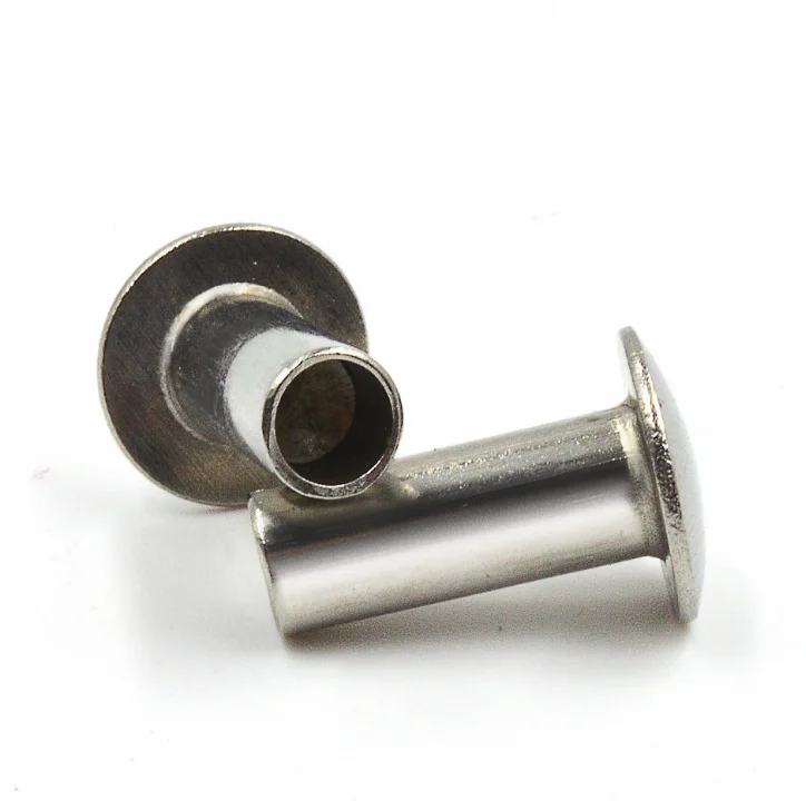 flat head stainless steel semi tubular rivet