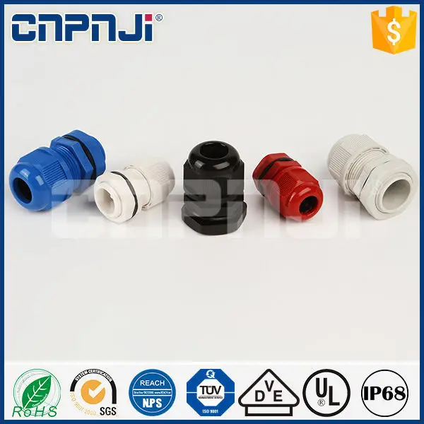 waterproof electrical cable ip68 gland size for cables pg size cable glands