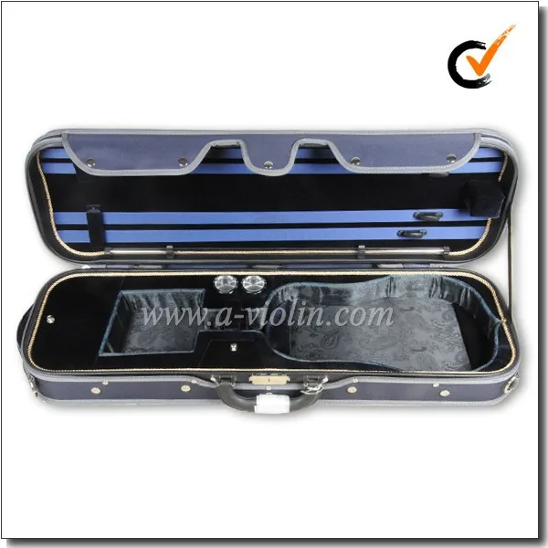 Deluxe Oxford Or Twill Cover Exterior Wood Hard Violin Case (CSV1072A)