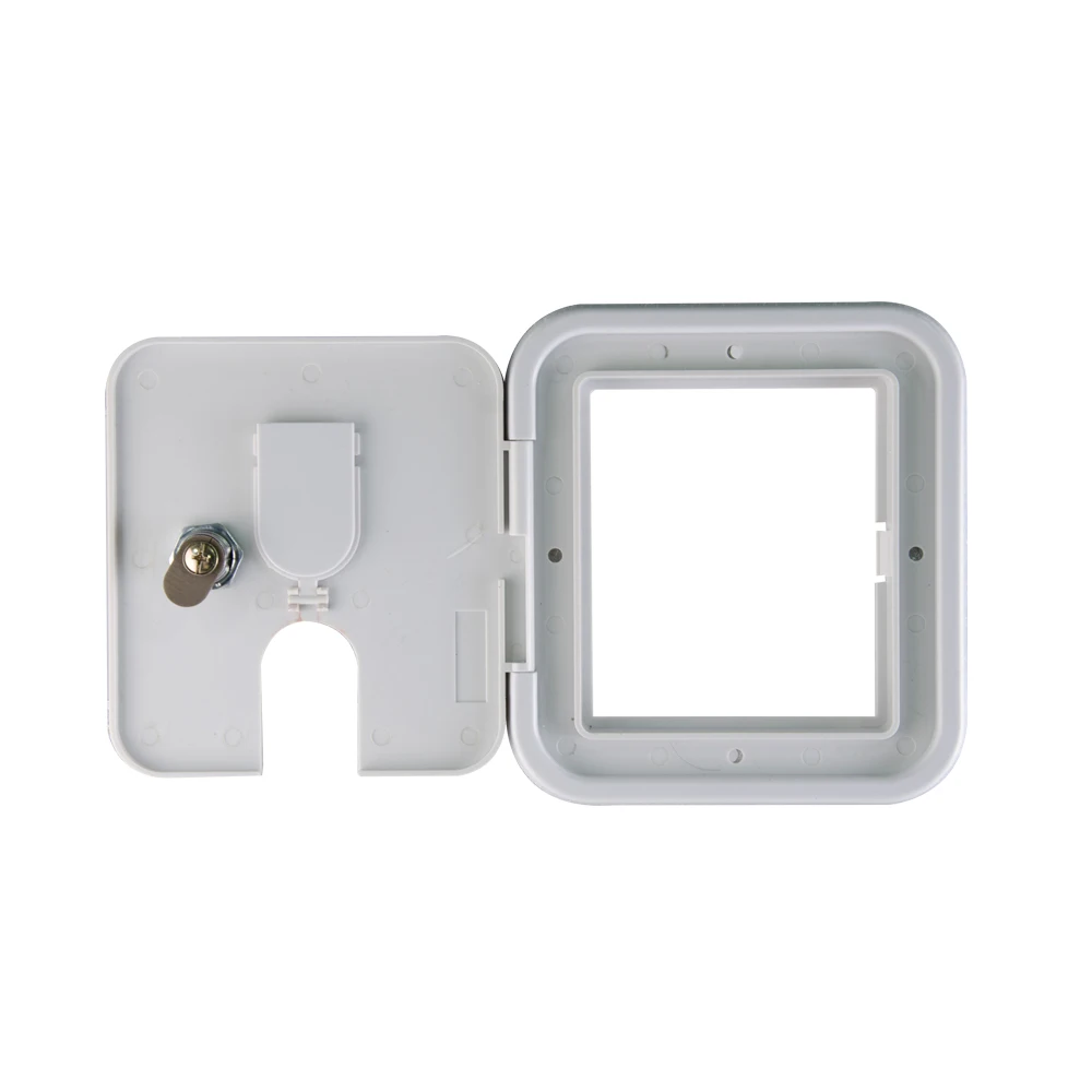 rv camper caravan trailer motorhome Key Lock Electric Cable Hatch plastic hatch door hatch rv accessories trailer parts