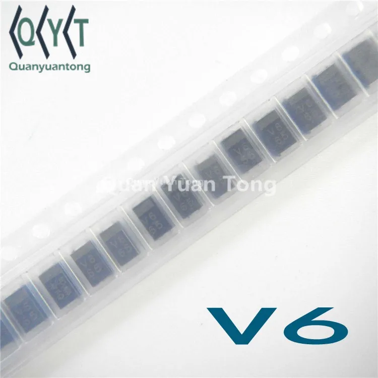 Зенеровский диод SMD код зенеровский V6 5v6 smd мощность рассеяния 2A 600V