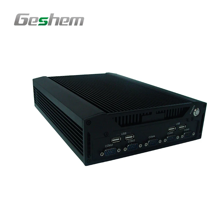 4 порта Ethernet Mini PC x86 6 * RS232