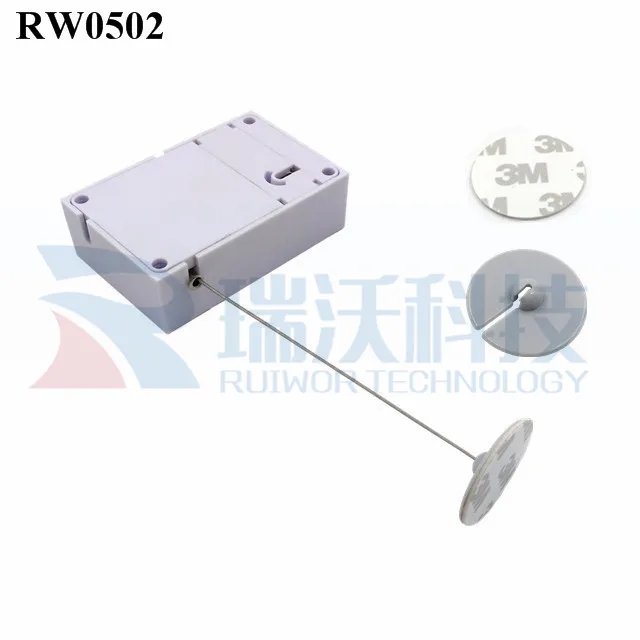 Alarm System Anti Theft Pull Box 1.2M Auto Retracting Cord Recoiler