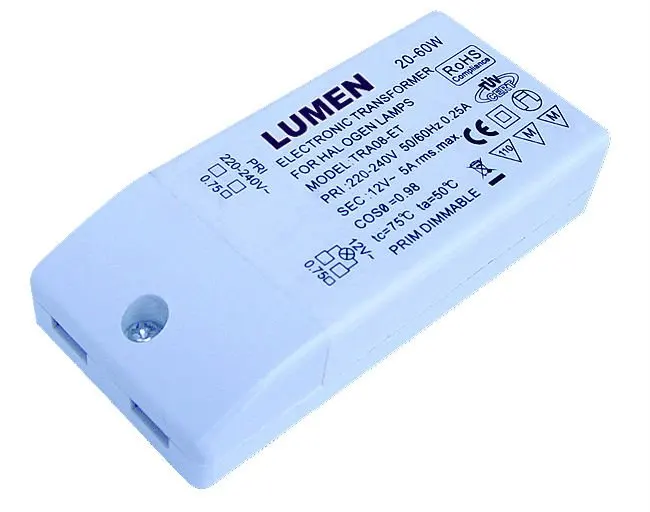 
electronic transformer for 12v halogen light 