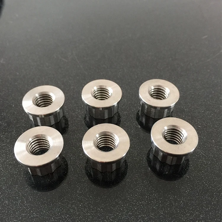 5/16-18 12 Point Flange Head Titanium wheel rim Bolt