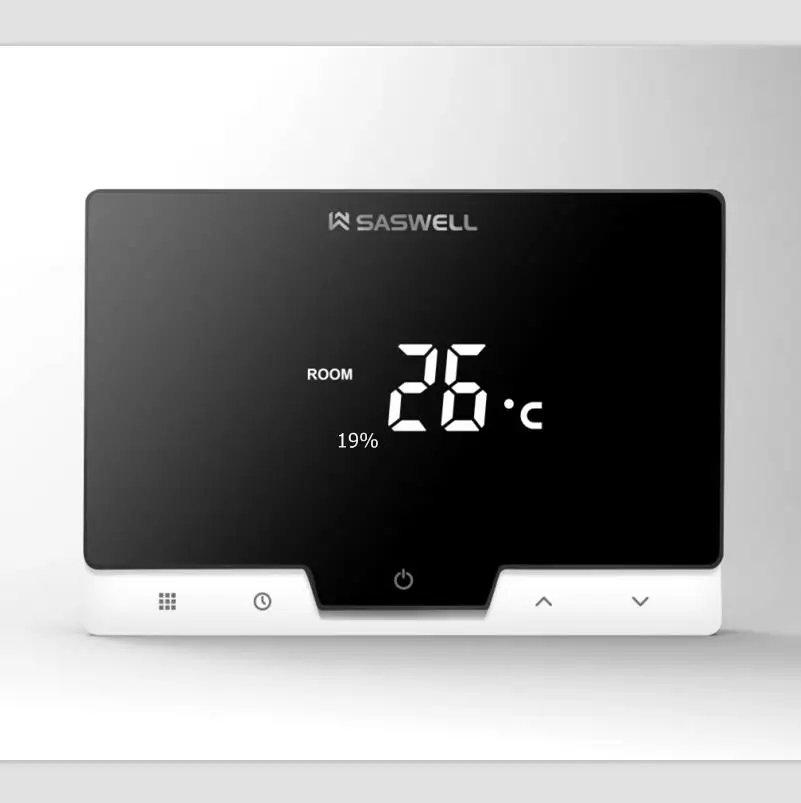 T19WHB-7-RF SASWELL room temperature control 868MHZ heating wireless programmable thermostat