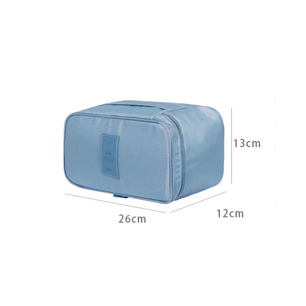 Promotional women portable large capacity lingerie bag travel underwear organizer bra storage bag