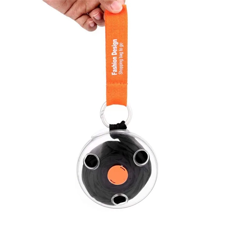 
Foldable Shopping Bag to roll up - Retractable Reusable Grocery Shopping Eco-friendly Tote Bag 