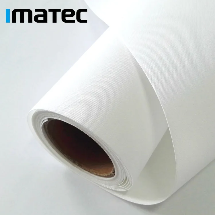 Производитель 380gsm матовое пустой рулон полиэстера 44 дюйма чернильно-струйная печать холст