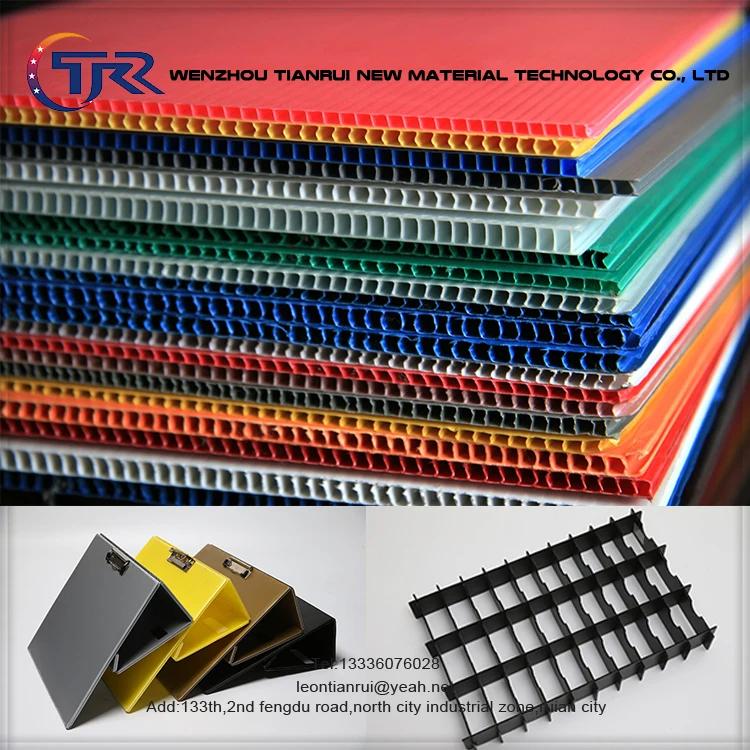 New Material Corrugated Plastic Sheet, PP Hollow Sheet ,UV Stabilized Coroplast Sheet