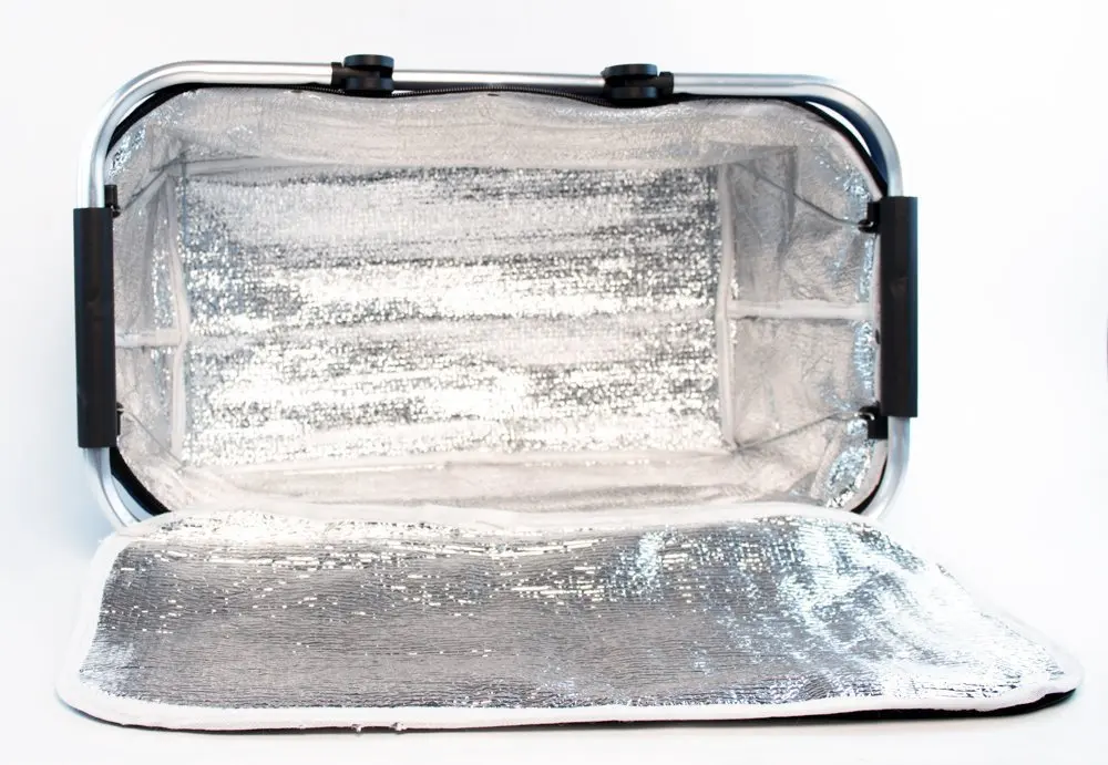 Alibaba online shopping cooler bag fold up with fabric baskets