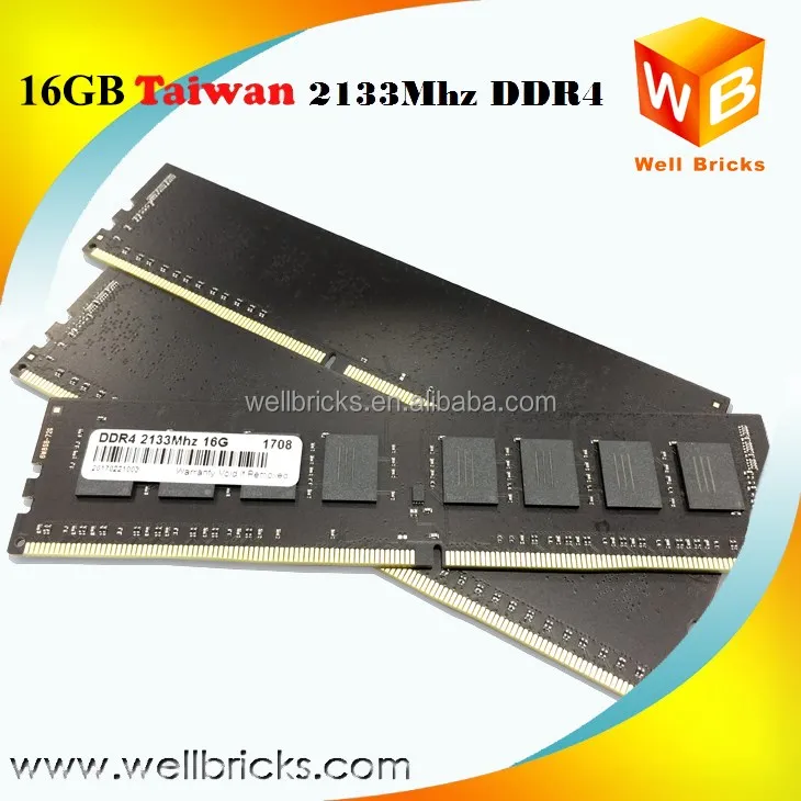 Non ECC Unbuffered Dimm Memory Ram PC 17000 2133mhz 16gb ddr4