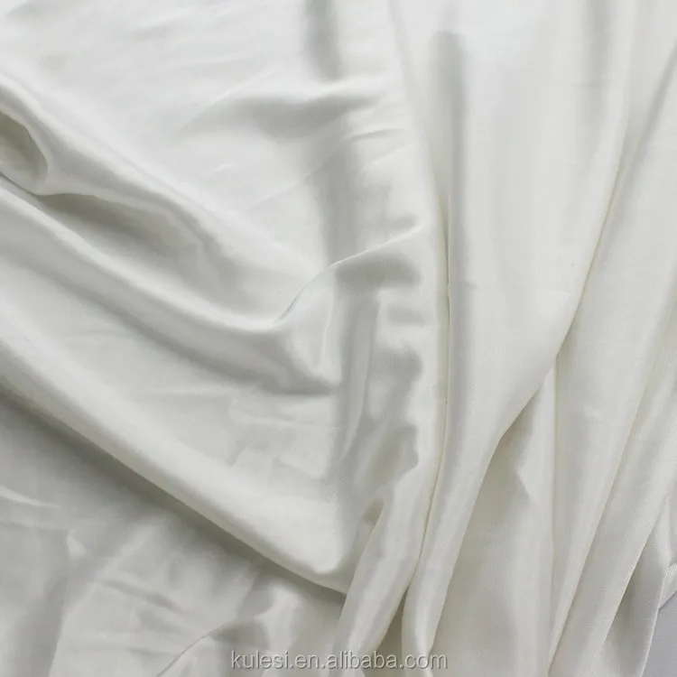 
Factory 50D FDY 32needle 90GSM weft knitting lining fabric plain lustrous best feel for silk pajamas and composite fabric 