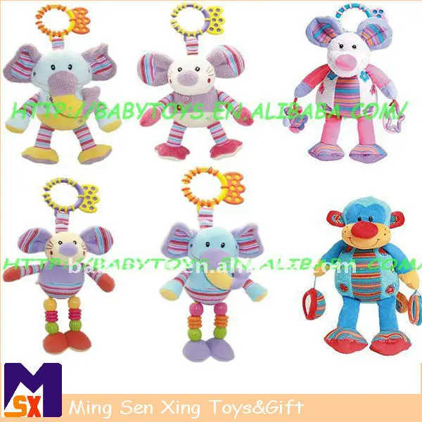 горячий продавать милые обезьяны плюша музыкальные елочная игрушка