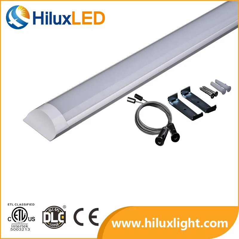 
2ft 3ft 4ft led batten light 20W 30W 40W listed DLC and ETL with three kinds of covers 