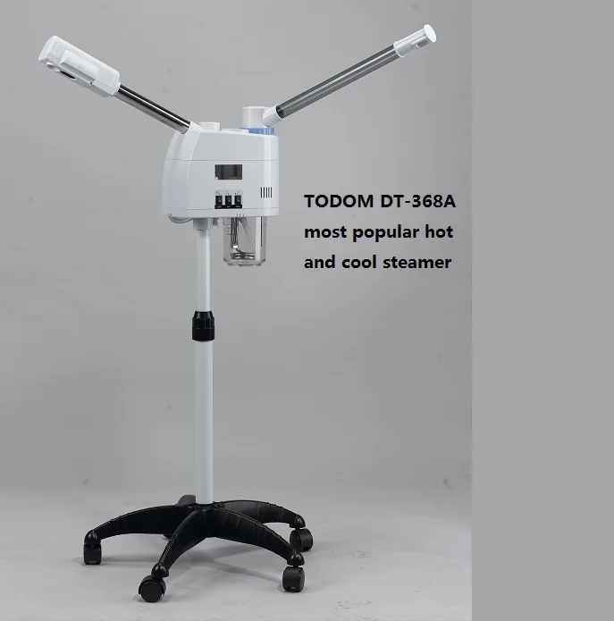 DT-368A CE certification wholesale beauty salon face steamer white hot and cold ozone steamer