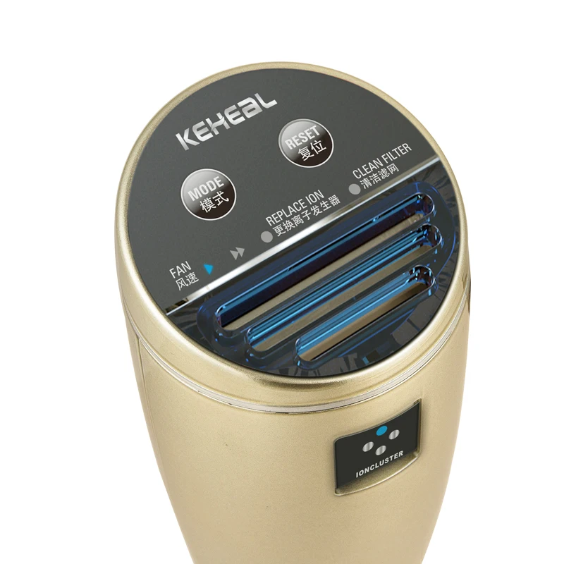 Low Noise portable mini PM2.5 car air purifier with ionizer