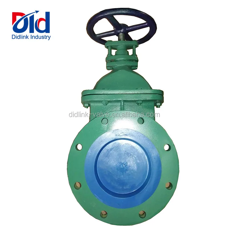 Cast Iron/Ductile iron Flanged Non-rising Stem Metal Sealed DN 200 Resilient Seat gate valve