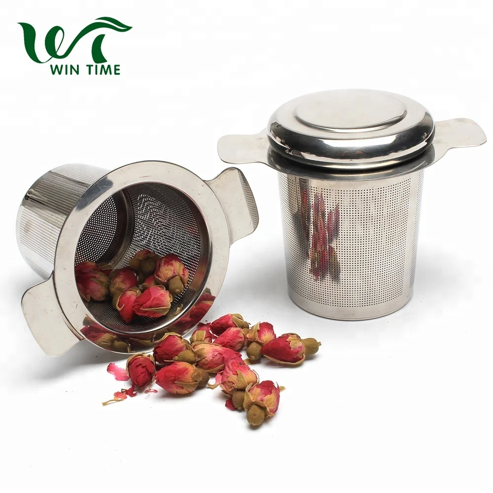 Etched Holes Stainless Steel Tea Infuser Mesh Basket Tea Filter