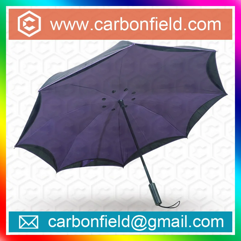 Custom new design inverted umbrella , Promotional customized Anti UV sunshade