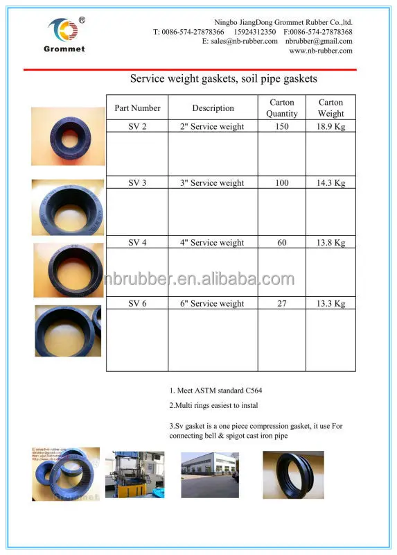 Мягкая прокладка железной, фланец неопрена резиновой прокладкой, чугуна трубы прокладки