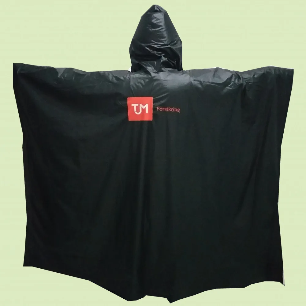 
High quality durable polyester waterproof raincoat/rain ponchodurable 