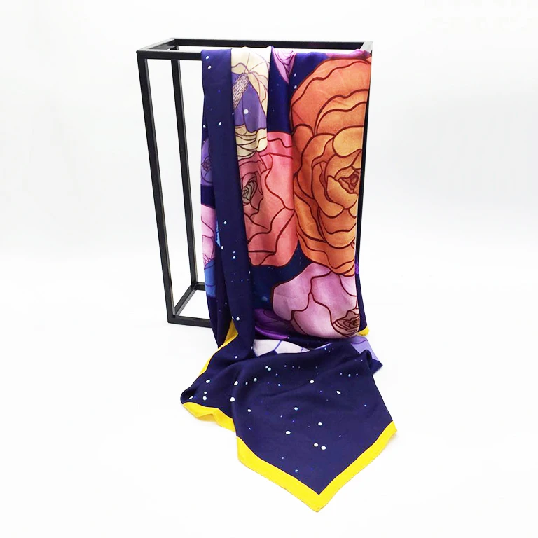 
Custom Digital Printed Scarf Silk Tie No MOQ 