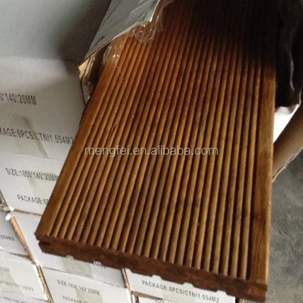 2018 ECO-friendly Dark brown bamboo decking