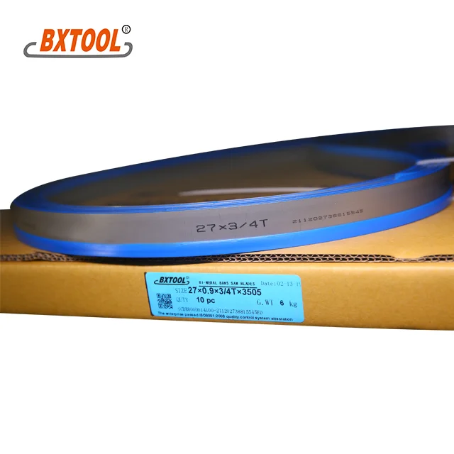 BXTOOL-M51 Брендовое полотно ленточной пилы для резки твердого металла 27*0,90 мм дюймов 1*0,035 производство