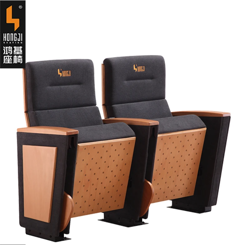 Fabric Upholstered Theater Furniture Bent Wood Cover Auditorium Seat For University Conference Rooms Use