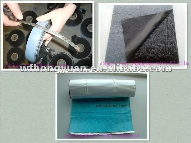 
self adhesive SBS waterproof membrane/self adhesive bitumen tape /PVC self adhesive underlayment 