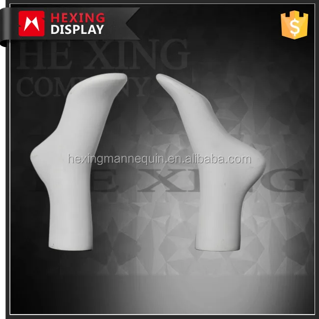 Hot Selling FRP Sports Female Foot Mannequin With Magnet Stand