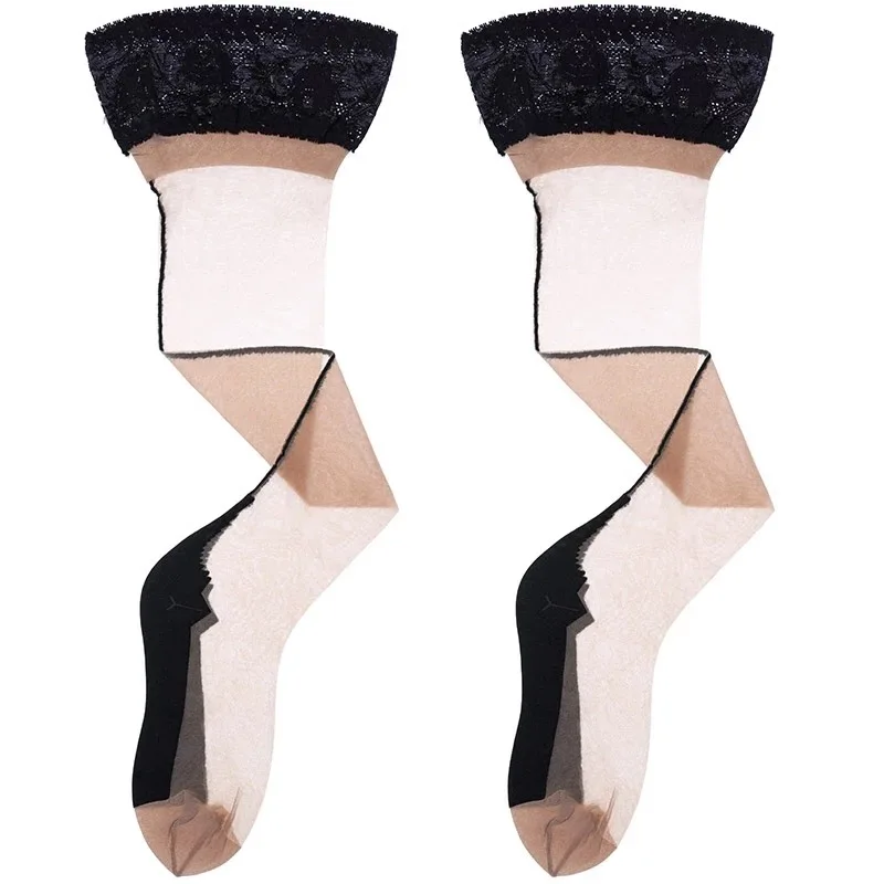 Новинка, черные Соблазнительные чулки на заказ, привлекательные женские офисные чулки