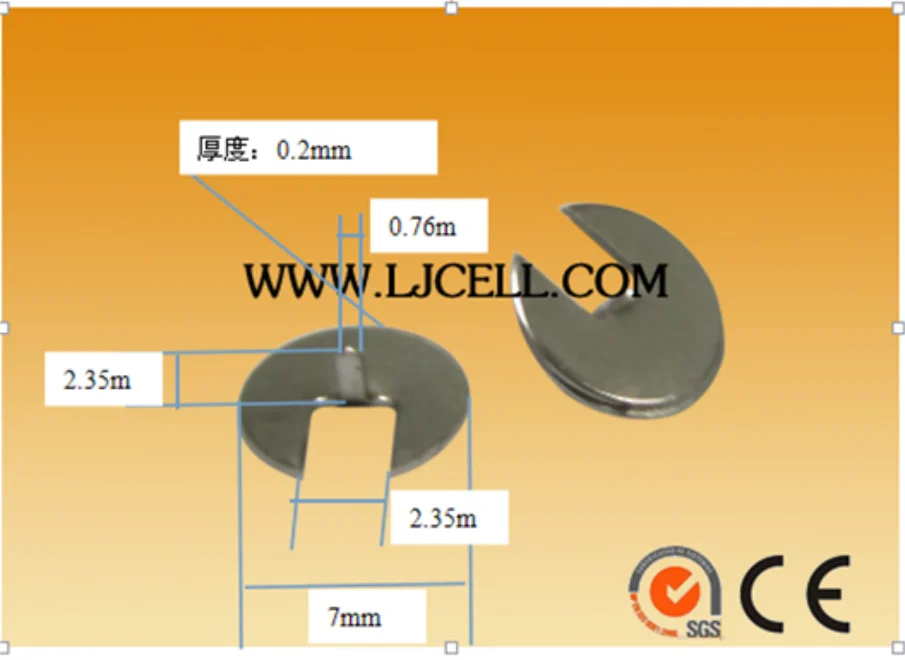 3V 7mm Lead Acid Battery Plate For Batteries Small And Light