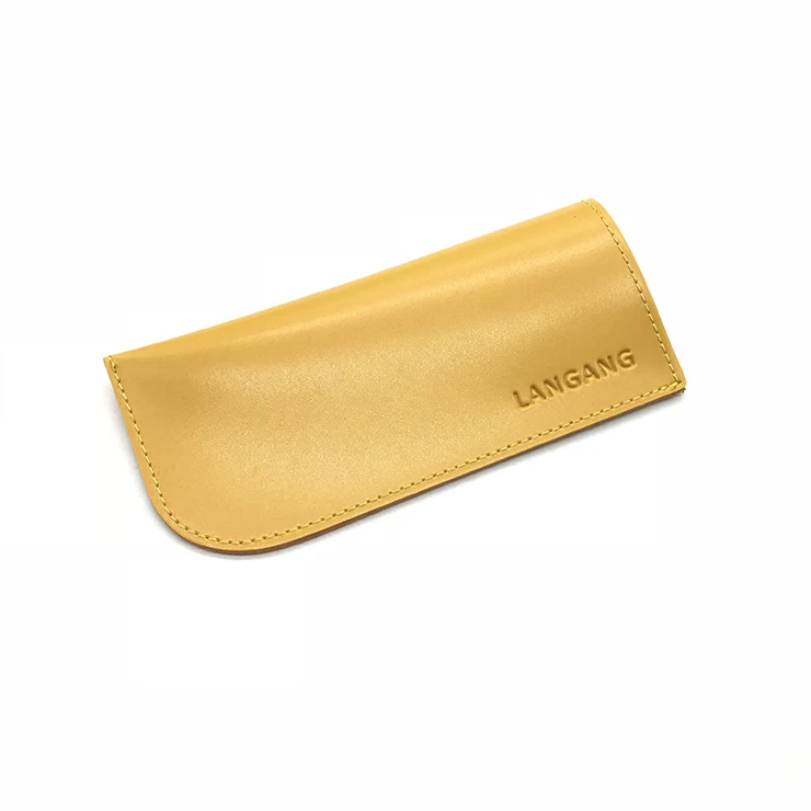 Unique eyewear case optical pouch leather bag