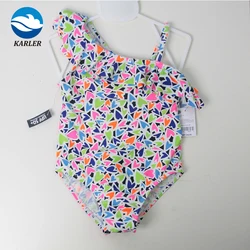 Anti-UV Floral Swimwear Bikini for Kids Girls Children